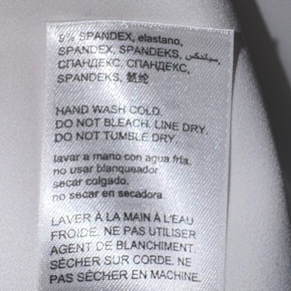 BEBE Bright White Crepe V Notch Jumpsuit Size 6 S/M NWT ($129) - Picture 9 of 9